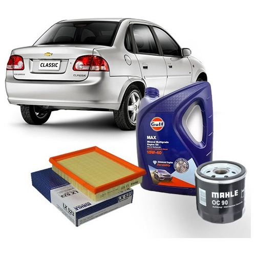 Gulf 15w40 X4lts + Filtro Aire/aceite  Mahle Corsa 1.4/1.6