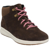 Zapatilla Cuero Mujer Spinal Lace B Choco Hush Puppies