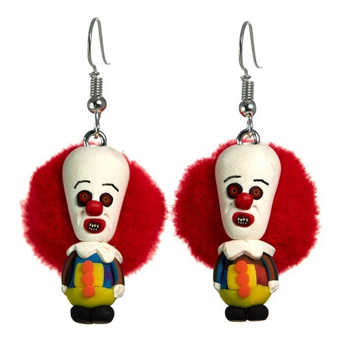 Aretes De El Payaso Asesino 