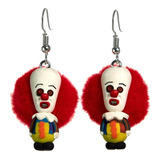 Aretes De El Payaso Asesino 