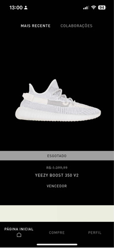 Yeezy Boost 350 V2 Static/static/static Lançamento 08/23 45