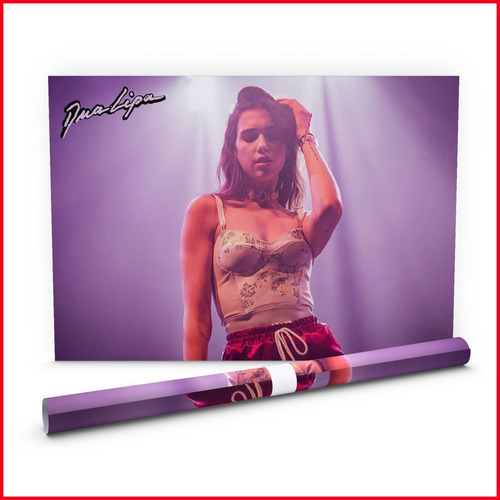 Poster Fotográfico Dua Lipa Lowlands Países Bajos #7 60x40cm