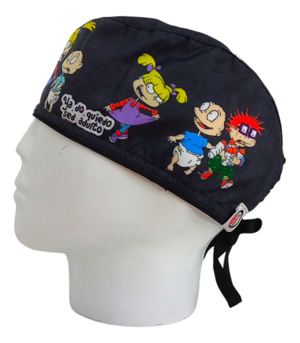 Gorro Quirúrgico Hombre + Lanyard Rugrats Baby Negro