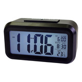 Relógio Digital Despertador Cabeceira De Mesa Toca Alto