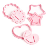 Cortantes Para Galletitas Rellenas Setx3 Cookies Estrella 3d