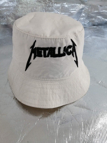 Bucket Hat Metalica Concierto Mexico Gorro Cazador 