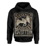 Blusa Moletom Full Led Zeppelin Ótima Qualidade C/ Capuz