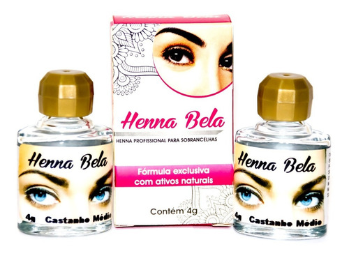 Kit 50  Henna Bela / 2 Display Caixa Fechada / Atacado
