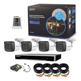 Kit Turbohd 5mp 4 Cámaras Dvr 4 Ch Microfono Epcom Disco 3tb