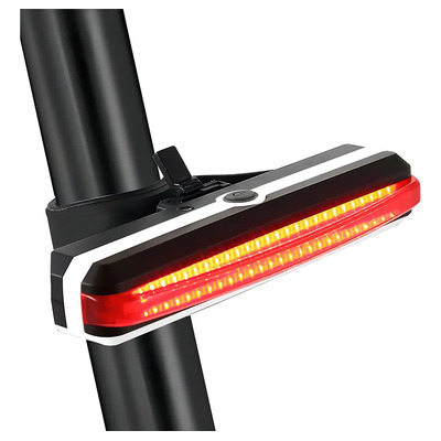 Luz Trasera para Bicicleta con LEDs de Dos Colores, Impermeable, con Batería Recargable de Larga Duracion, 5 Modos e Intensidades de Iluminacion | MercadoLibre