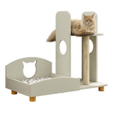 Cama Arranhador Pet Cat 1 Prateleira Off White - Olivar