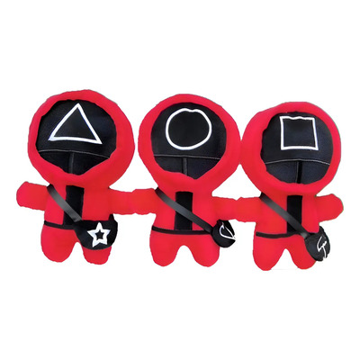 Paquete 3 Pzs Peluche Premium Juego Del Calamar 20cm . .t2