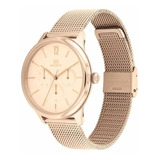 Reloj Tommy Hilfiger Para Mujer 1782457 Acero Rosé Ss Color De La Malla Oro Rosa Color Del Bisel Rosé Gold Color Del Fondo Rosé Gold