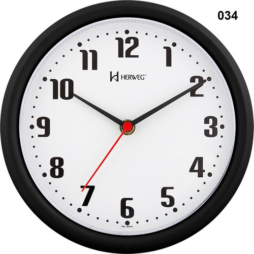 Relógio De Parede 20cm Cinza Preto Branco Azul Sala 6102