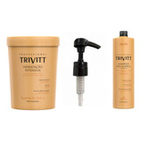 Kit Shampoo Trivitt 1l + Máscara Hidratante Trivitt 1kg