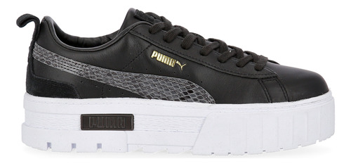 Zapatillas Puma Mayze Luxury Mujer En Negro | Moov