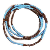 San Làzaro Collar ( Santeria )  Con Pulsera, Cuenta Rayada