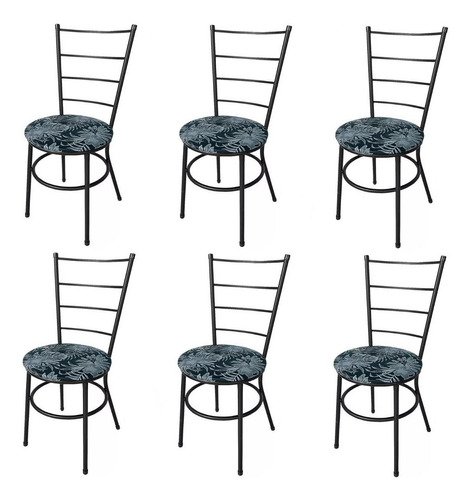 6 Cadeiras Para Mesa De Jantar Para Cozinha Copa Restaurante