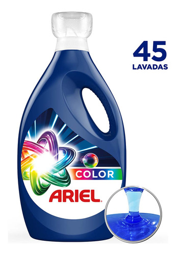 Detergente Líquido Ariel Revitacolor 2.8 L