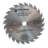 Disco Serra Circular 9.1/4 / 24 Dentes / Furo 25mm B&d U.k.