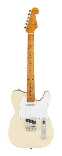 Guitarra Elétrica Telecaster Vintage White Sx + Bag Capa