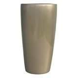 Vaso De Fibra De Vidro Vietnamita 72x38 Cm Dourado Brilho