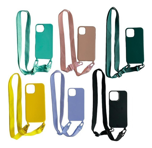 Carcasa Para iPhone 13 Mini Colgante Ajustable Color 