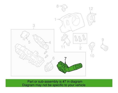 Conmutador Palanca Luces Super Duty F-250 F-350 Foto 3