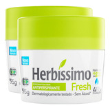 Kit 2 Desodorante Herbíssimo Fresh 55g