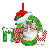 Whatsign Adornos De Navidad Para Gatos, Marco De Fotos, Ador