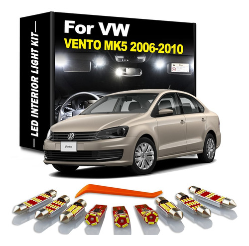 Kit Led Interior Canbus Volkswagen Vento Mk5 2006 - 2010