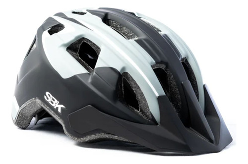 Casco S302 Mate Negro Con Gris Protección Ciclismo Regulable
