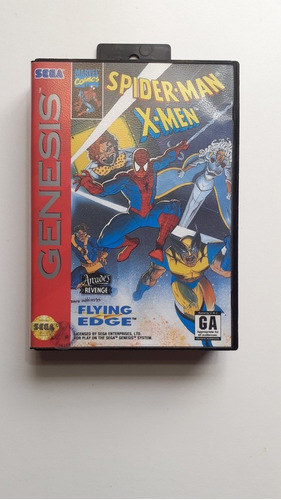 Spiderman X Men Original Sega Genesis Completo