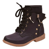 Bota Coturno Infantil Menina Raika Ref.49340