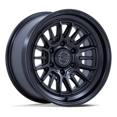 Taleo Matte Black 17x8.5 6x139.7 Chevrolet Silverado 3500 Matte Black