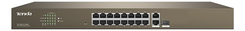 Switch Tenda Tef1218p-16-250w Desktop Con 16-port Poe