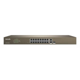 Switch Tenda Tef1218p-16-250w Desktop Con 16-port Poe