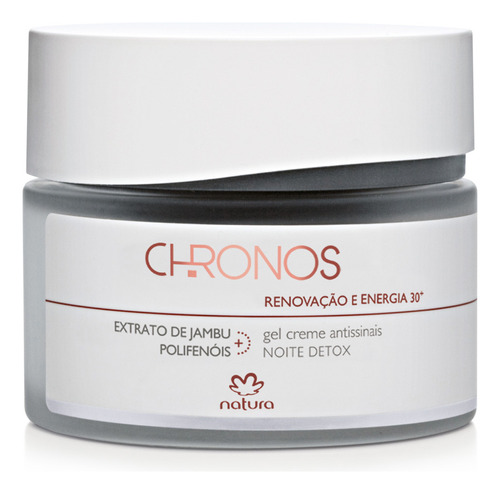 Gel Creme Antissinais 30+ Noite Renovação E Energia Chronos