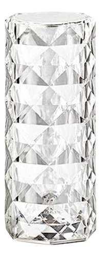 Lámpara De Mesa De Cristal Con Control Táctil, Luz Nocturna, Varios Colores, Color De Cúpula, Blanco, Color De Marco, Blanco, 110 V/220 V