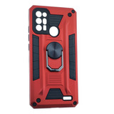 Funda Para Zte Blade A52 Uso Rudo Hibrida Con Anillo