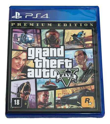 Jogo Gta V Ps4 - Mídia Física