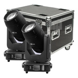 2 Moving Beam 18r 380w Light Philips Display Lcd C/ Case Par