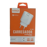 Carregador Tipo C 18w Viagem Turbo 3 Amp Qualcomm Qc 3.0