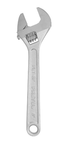 Llave Ajustable (perico) 8  Cromada, Pretul 21815