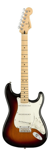 Guitarra Eléctrica Fender Player Stratocaster De Aliso 2010 3-color Sunburst Brillante Con Diapasón De Arce