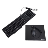 Kit Teclado, Mouse E Mousepad (tapete) 