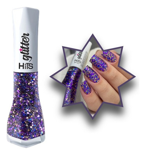 Hits Glitter Paris Esmalte