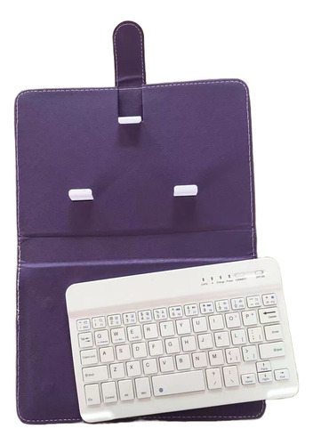 Portable Pu Leather Wireless Keyboard Case For iPhone