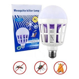 Lampara Led 12w Mata Moscas Mosquitos Insectos E27