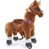 Ponycycle Oficial Clásico U Series Ride On Horse Toy Plush.